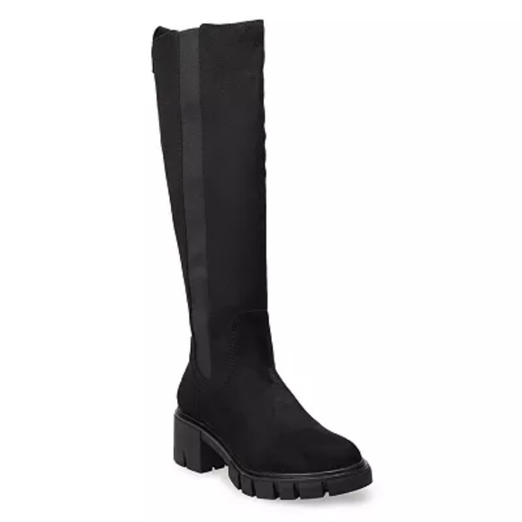 NWT- SO black suede boots. - Picture 2 of 10
